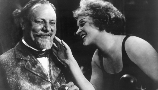 Emil Jannings und Marlene Dietrich in DER BLAUE ENGEL